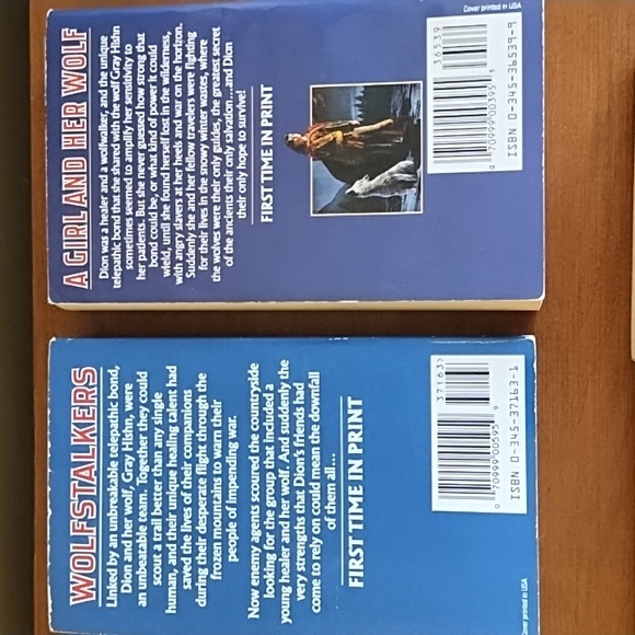 Wolfwalker Series Fantasy Adventure Sword Fights Telepathy Wolves Tara K Harper - Picture 3 of 9